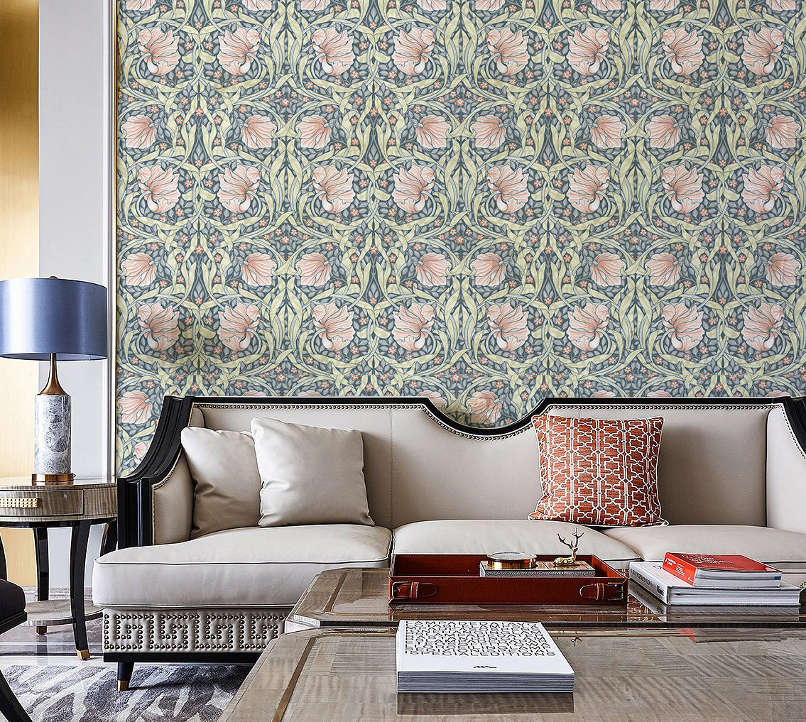 Damask/Ethnic Wallpaper