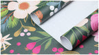 Floralplus Peel and Stick Wallpaper Dark Green Christmas Floral Winter Berry Botanical Removable Self Adhesive Wall Mural for Bedroom Living Room Nursery
