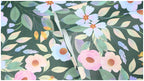 Floralplus Peel and Stick Wallpaper Dark Green Floral Pastel Pink Blue Botanical Boho Removable Self Adhesive Wall Mural for Bedroom Living Room Nursery