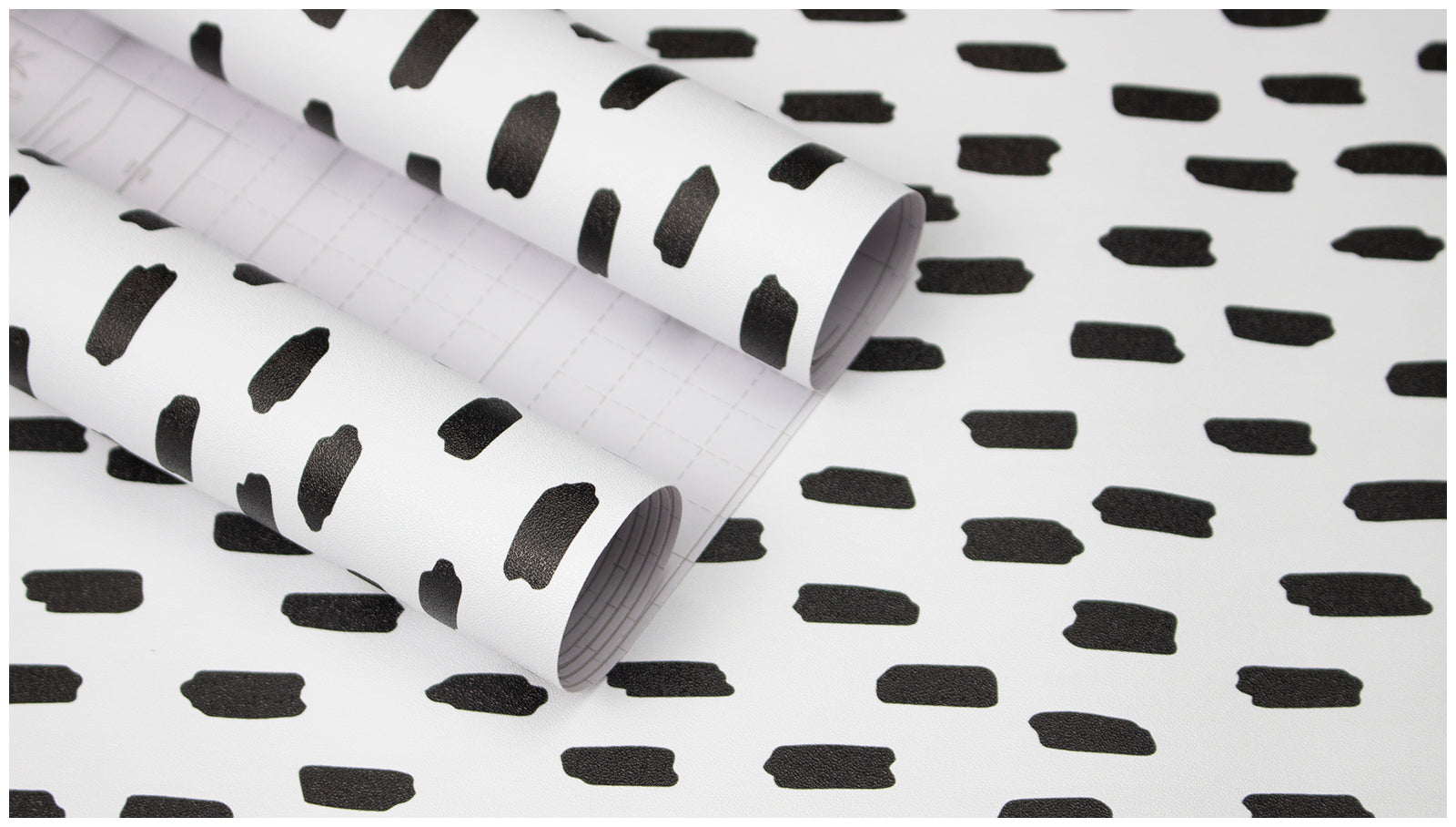 Floralplus Wallpaper Peel and Stick Minimalist Black White Dot Pattern Modern Wall Decor Bedroom Living Room Removable Mural