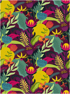 Floralplus Wallpaper Peel and Stick Tropical Floral Boho Colorful Botanical Jungle Wall Decor Bedroom Bathroom Nursery Removable Mural