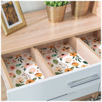 Floralplus Wallpaper Peel and Stick White Floral Boho Yellow Peach Green Watercolor Botanical Wall Decor Removable Self Adhesive Wall Mural for Bedroom Living Room Nursery Bathroom